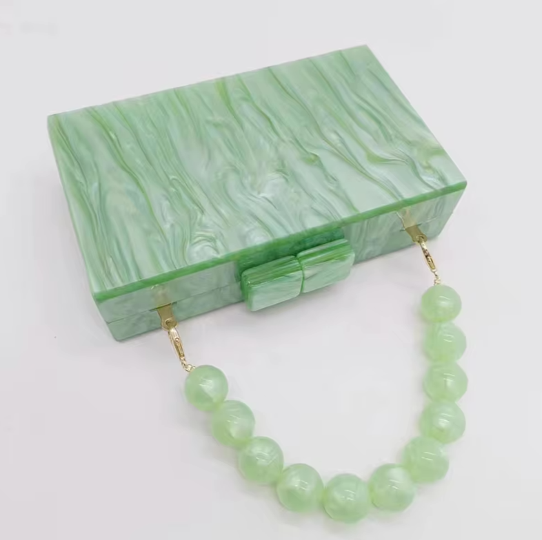 Elegante Acryl-Box-Tasche Für Frauen