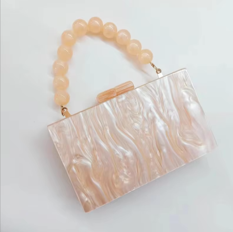 Elegante Acryl-Box-Tasche Für Frauen