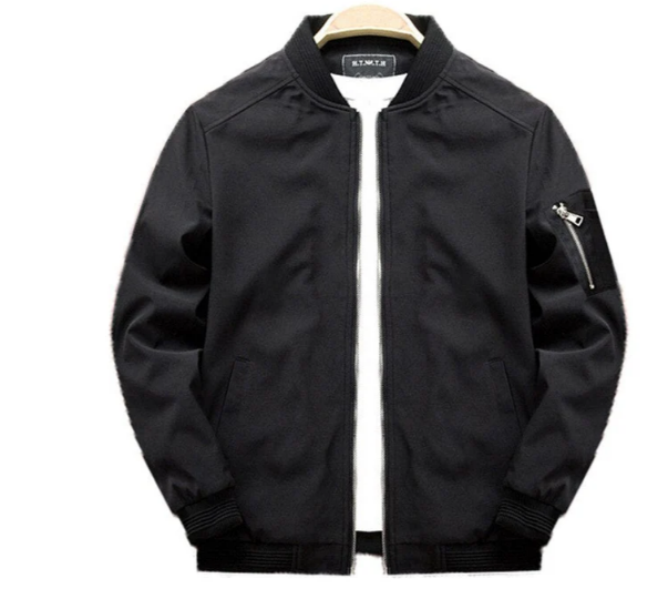 Herren-Übergangsjacke mit Ärmeltasche