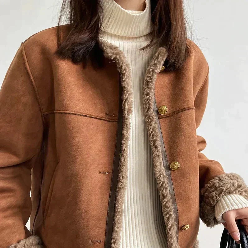 Lyuba™ - Luxus-Wildlederjacke