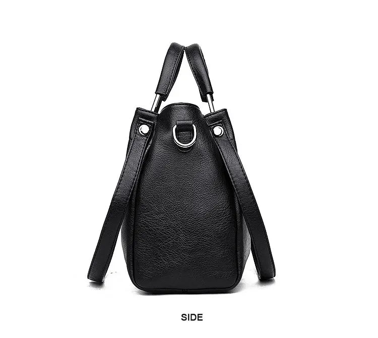 Ella™ - Eimertasche aus Leder im Retro-Stil