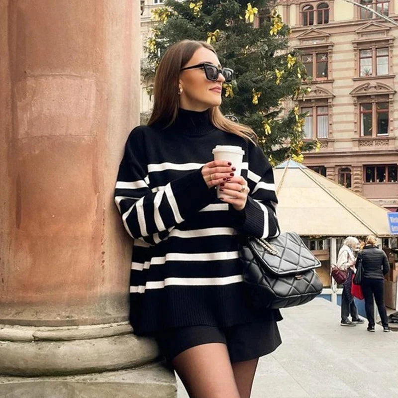 Hikari | Gestreifter pullover für damen