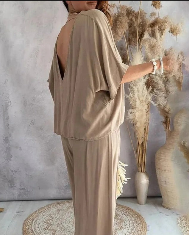 Sara™ - Elegantes zweiteiliges Set in lockerer Passform