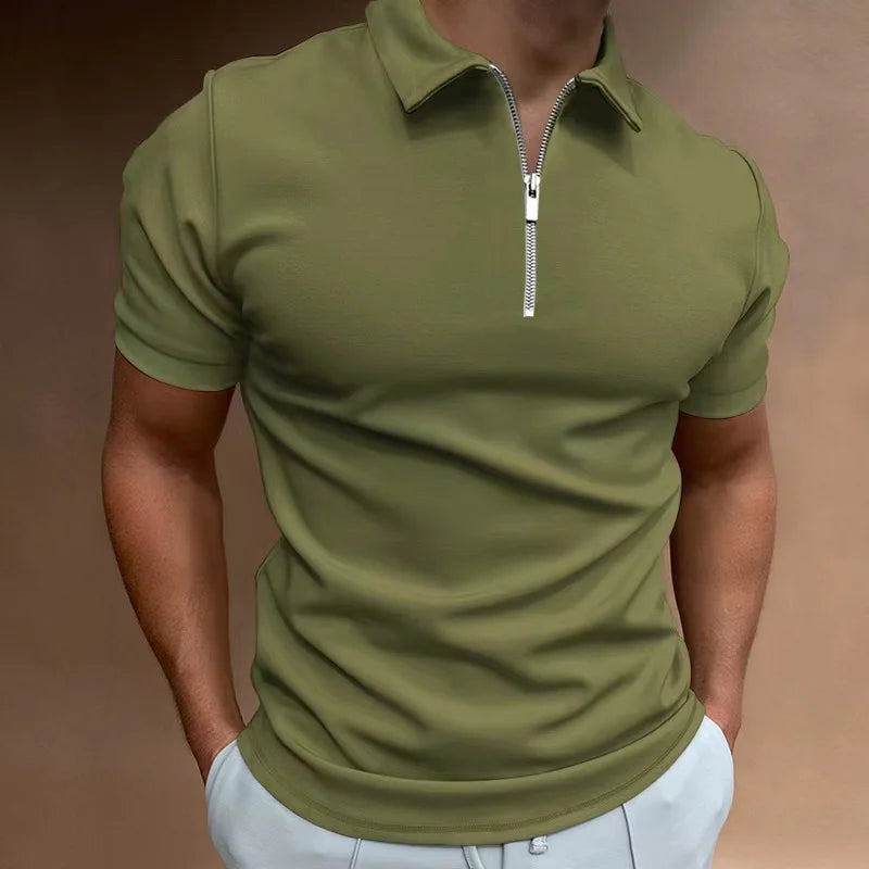 Silvester - Hellgrau Polo-Shirt für Herren