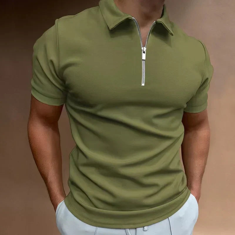 Silvester - Hellgrau Polo-Shirt für Herren