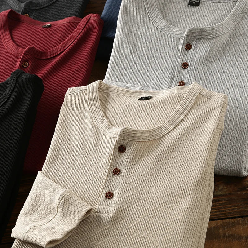 Terence - Khaki Baumwollmischung Hemd