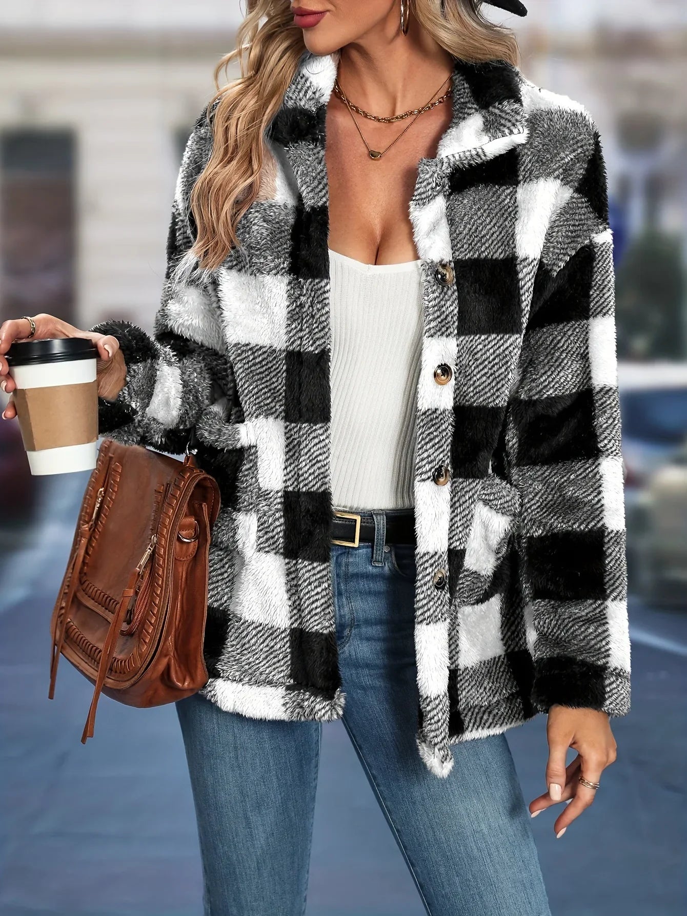 Pimchan | Europäisch-Amerikanische Herbst/Winter Damenjacke