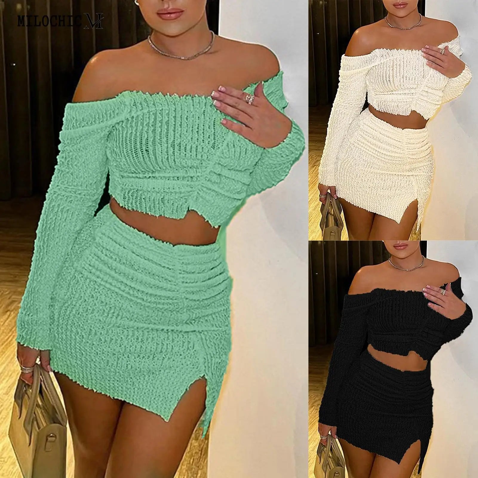 Hannah | Stilvolle Sexy Strick-Sets