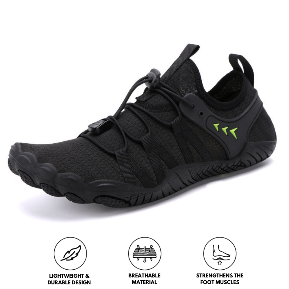 Jakelin - Schwarze Unisex Barfußschuhe