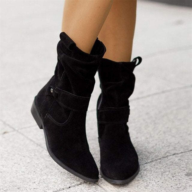 Kesha | Lässige Stiefel mit niedrigen Absätzen
