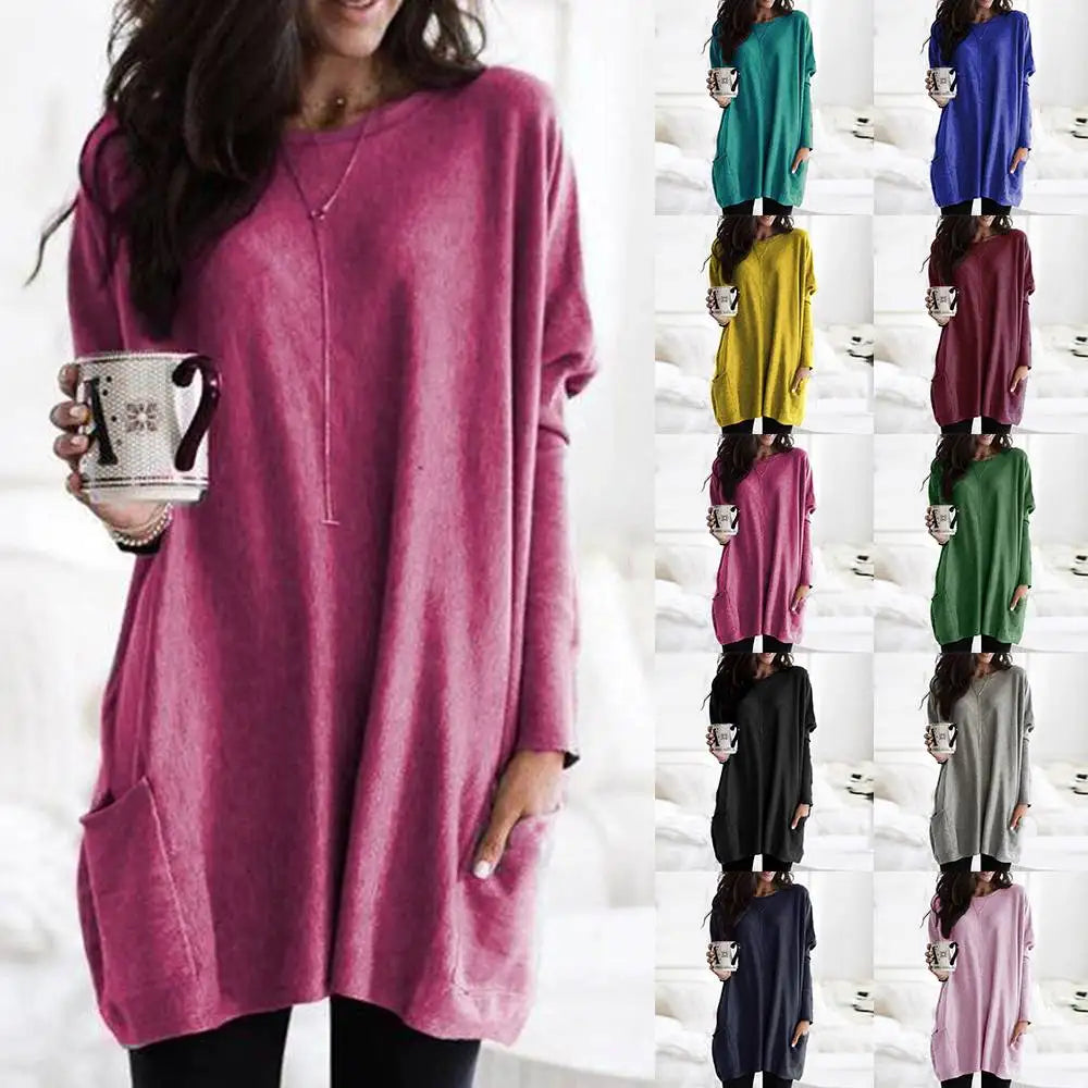 Elegante Langarm-Tunika für Damen – Sabrina