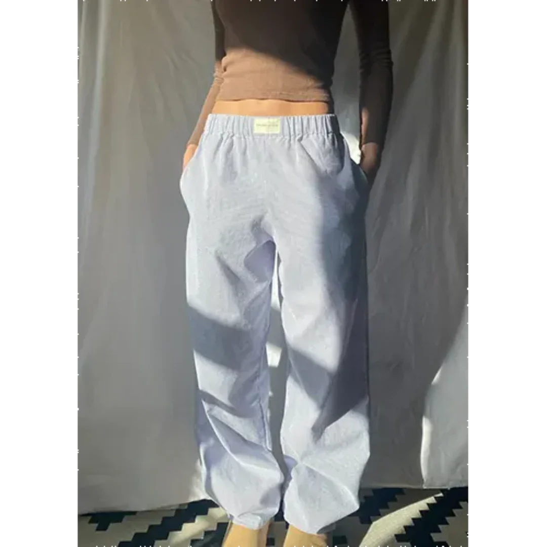 Xoeyan | Damen Atmungsaktive Komfort Hose | Breites Bein