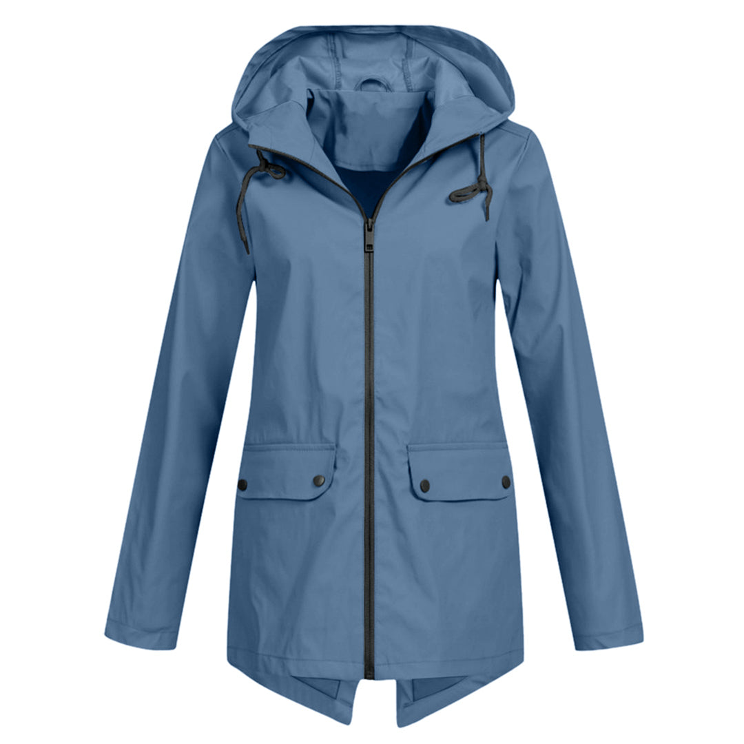 Yesenia | Damen Elegante Regen Mantel | Wasserdicht