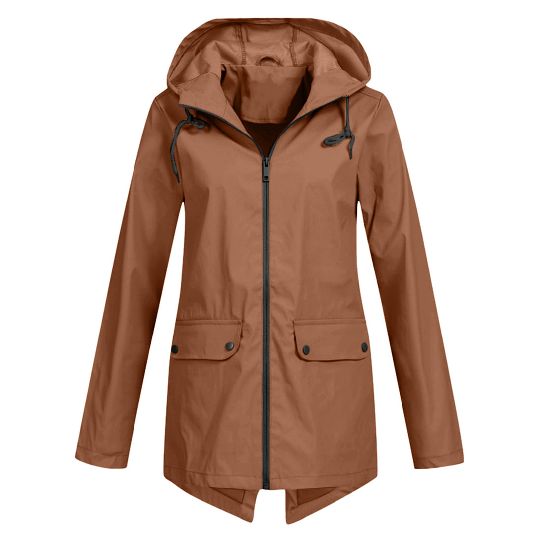 Yesenia | Damen Elegante Regen Mantel | Wasserdicht
