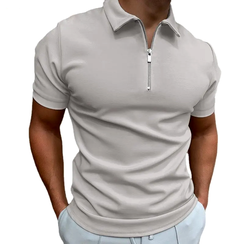Silvester - Hellgrau Polo-Shirt für Herren