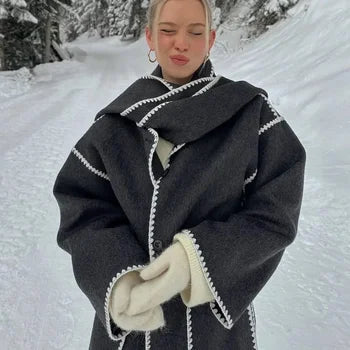 Elena - Mantel + Schal