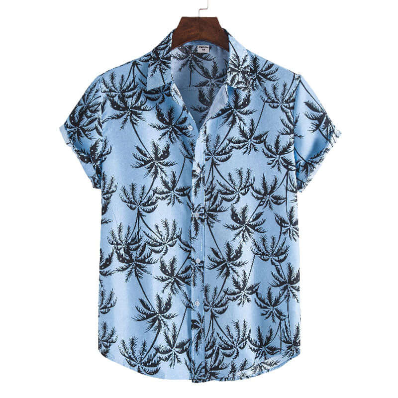 Stylisches Herren-Urlaubshemd mit Palmenprint