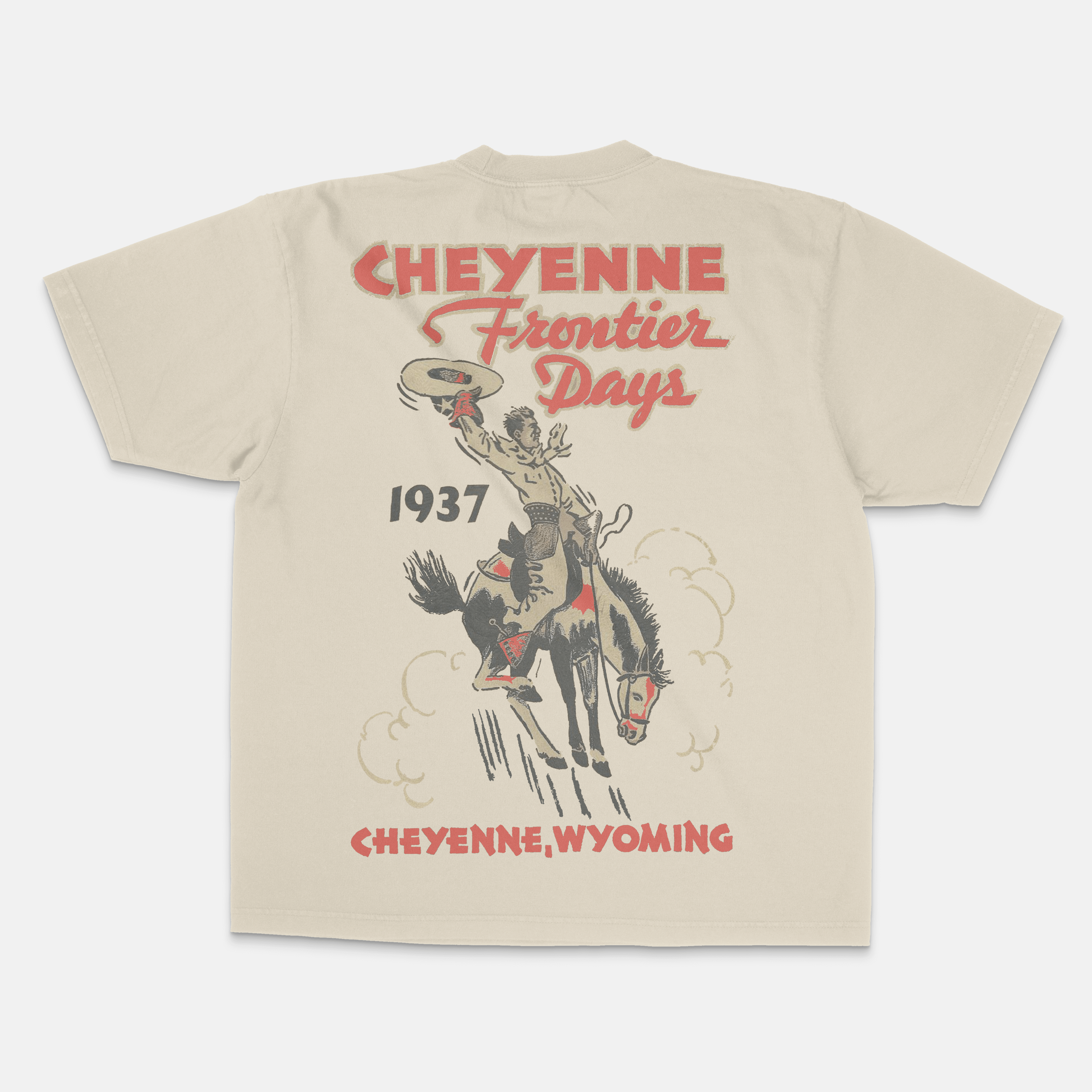 Bio-Baumwoll-T-Shirt Vintage Western