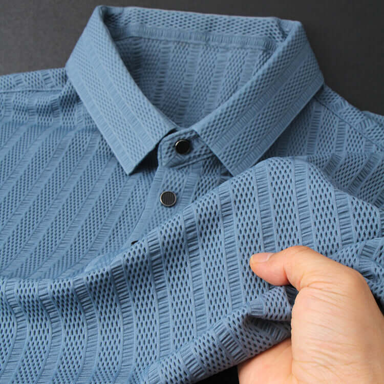 Herren Poloshirt aus Eisseide