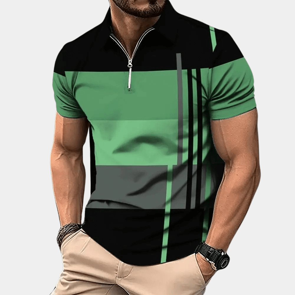 Lässiges Herren-Poloshirt aus Baumwolle
