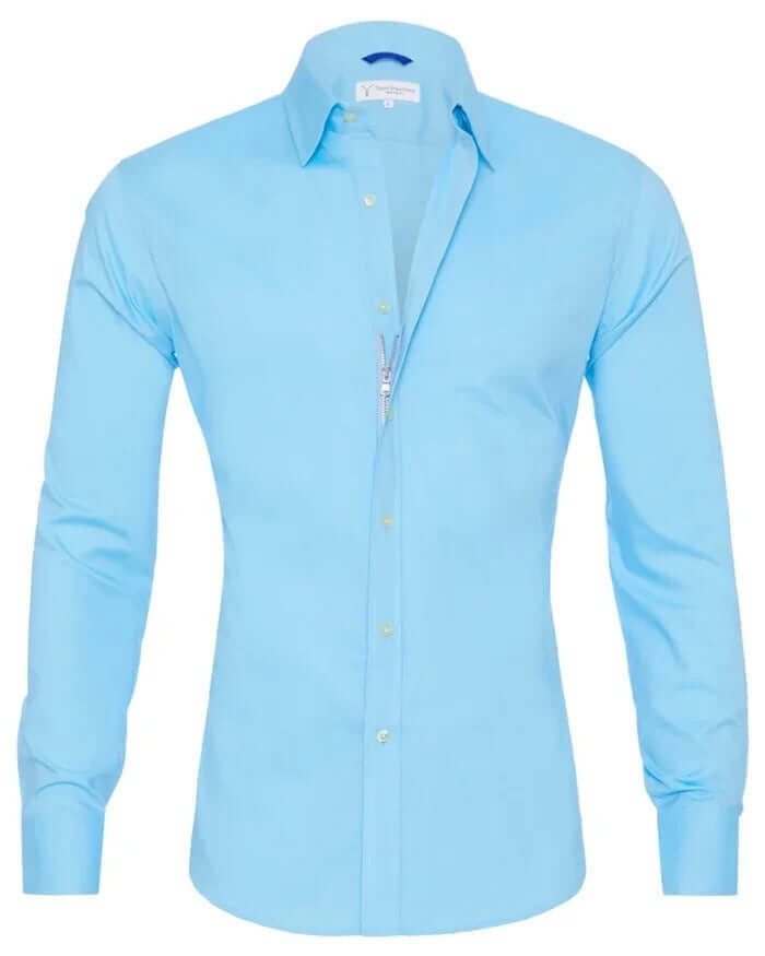 Stretch-Zip-Hemd für Herren