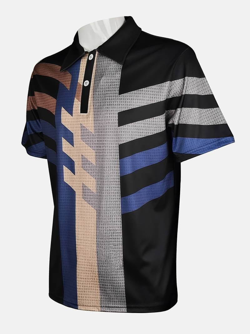 Lässiges Vintage Herren Polohemd