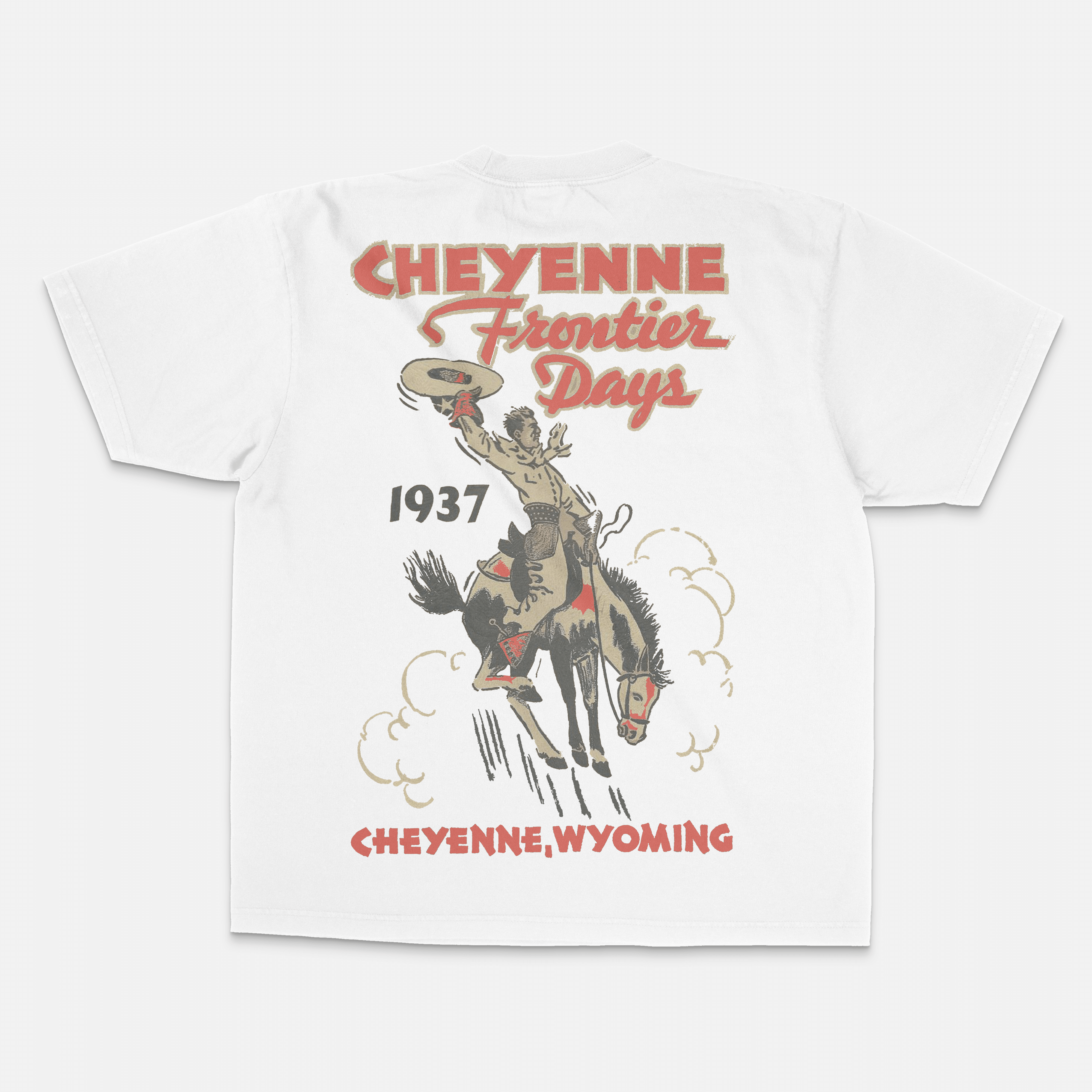 Bio-Baumwoll-T-Shirt Vintage Western