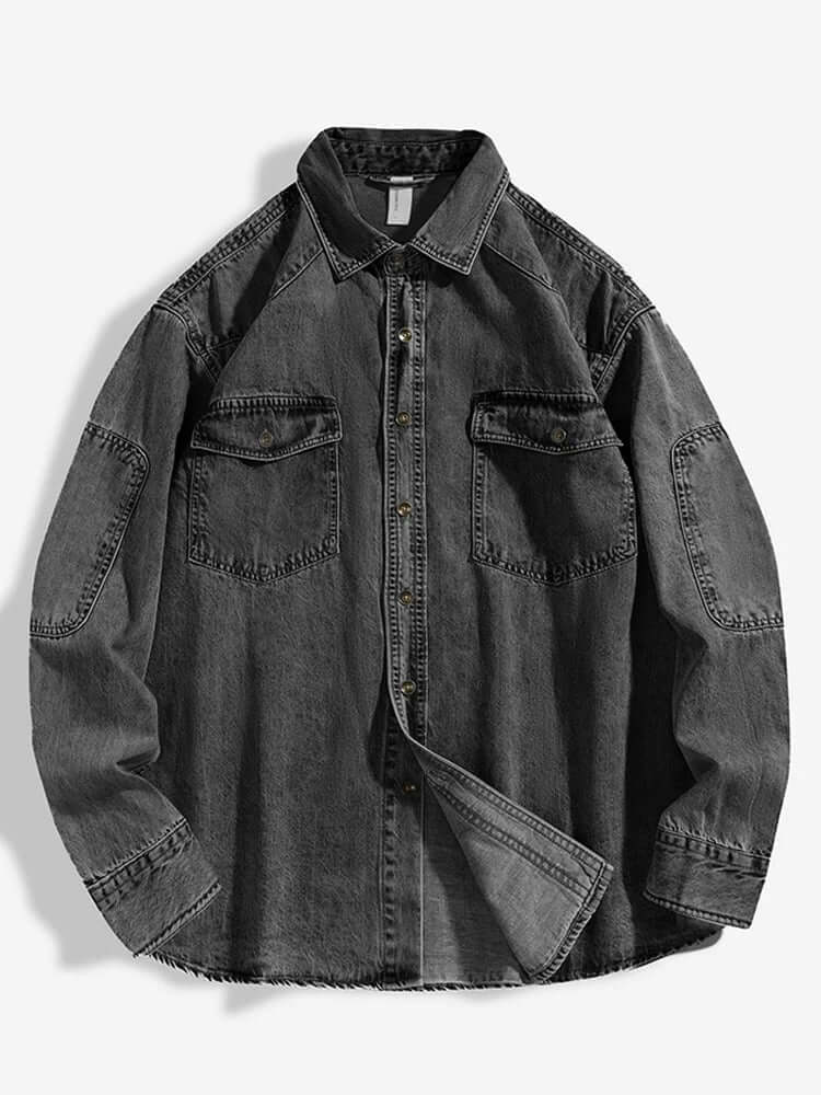 Robustes Herren Jeanshemd - Langarm