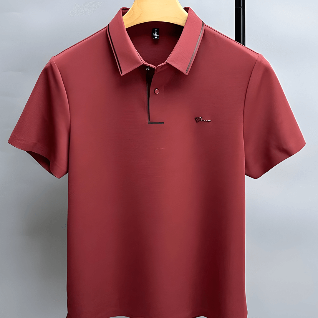 Luxuriöses Kurzarm-Poloshirt 1+1 Gratis