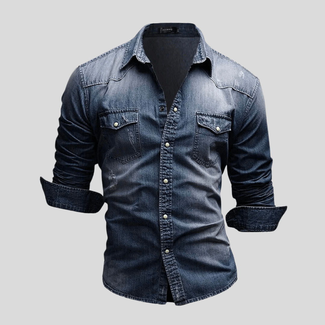 Modernes Denim-Hemd für Herren