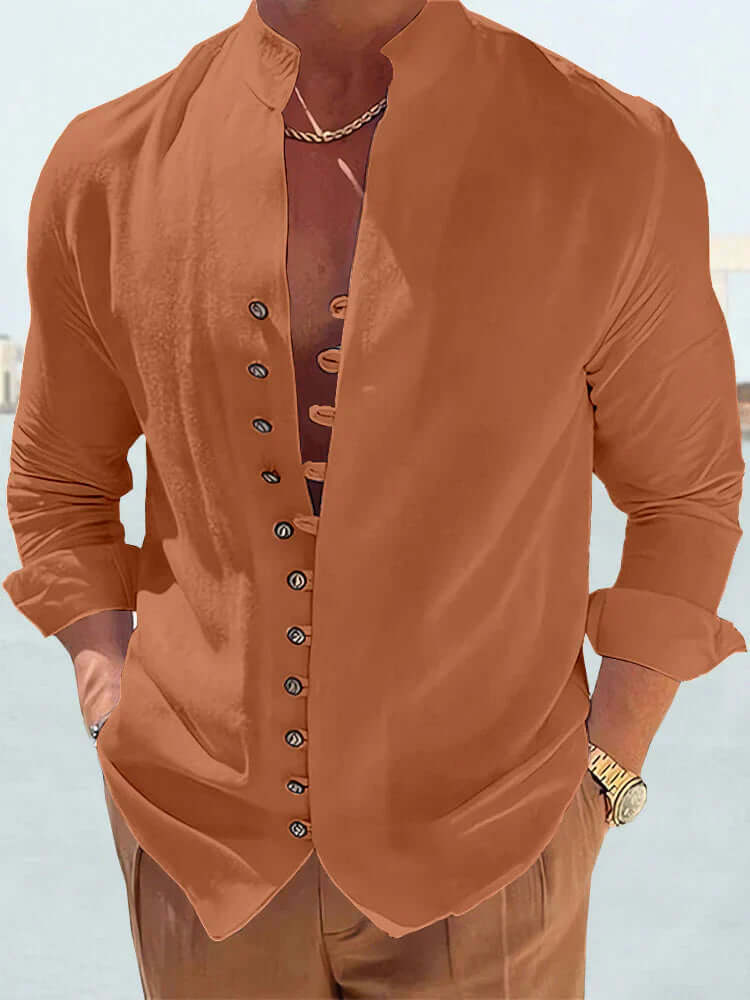 Leinenhemd Herren Langarm - Elegantes Freizeithemd