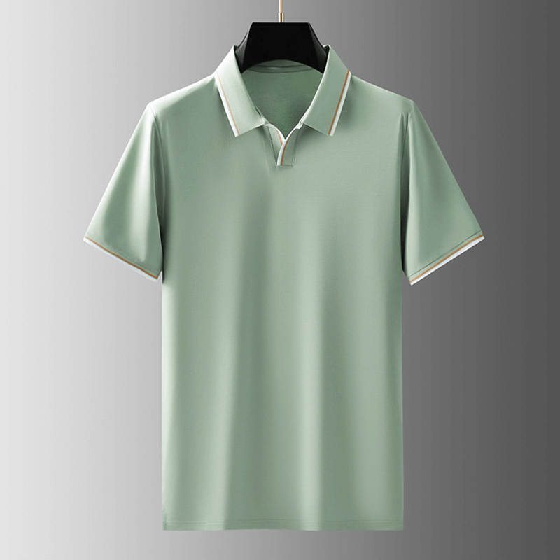 Elegantes Seiden-Poloshirt für Herren