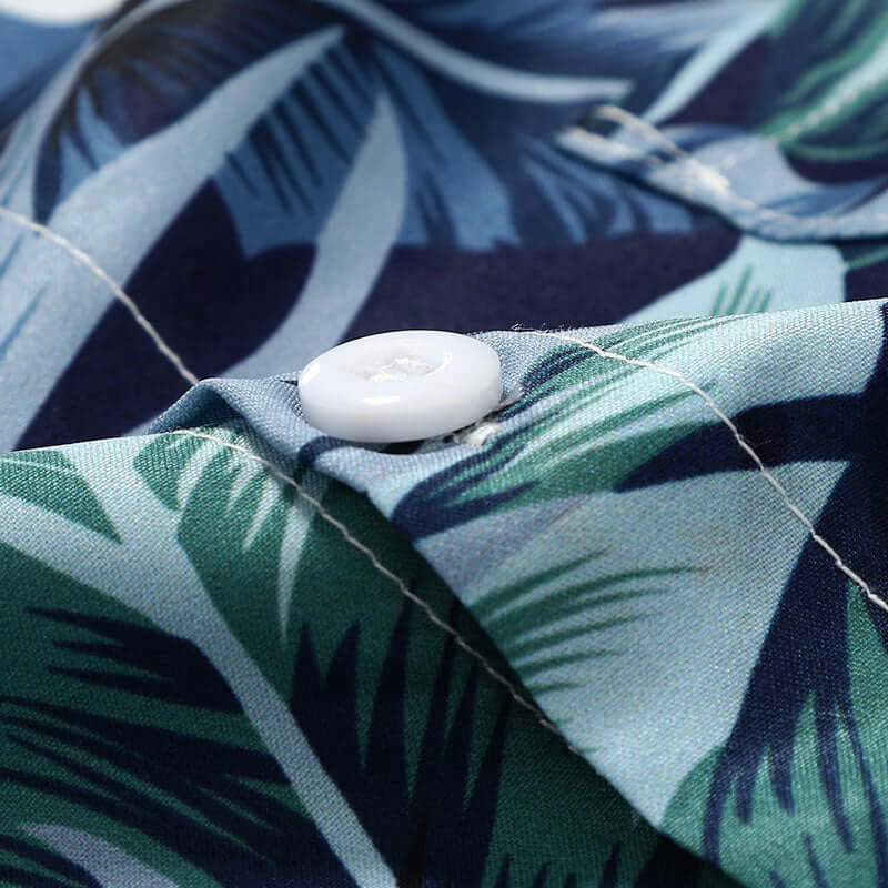 Stylisches Herren Kurzarmhemd Hawaii-Print