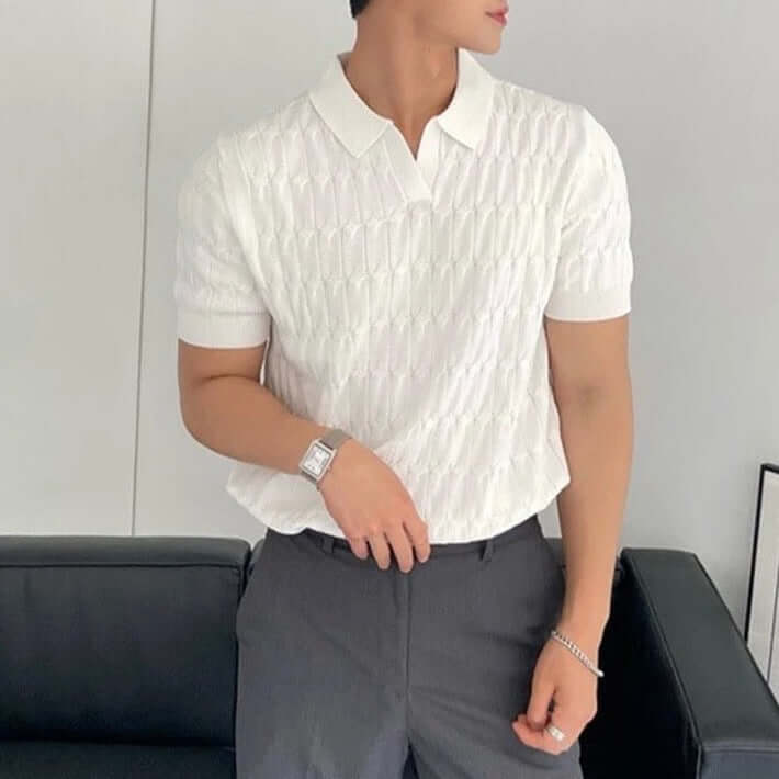 Herren-Poloshirt Kurzarm Modernes Design