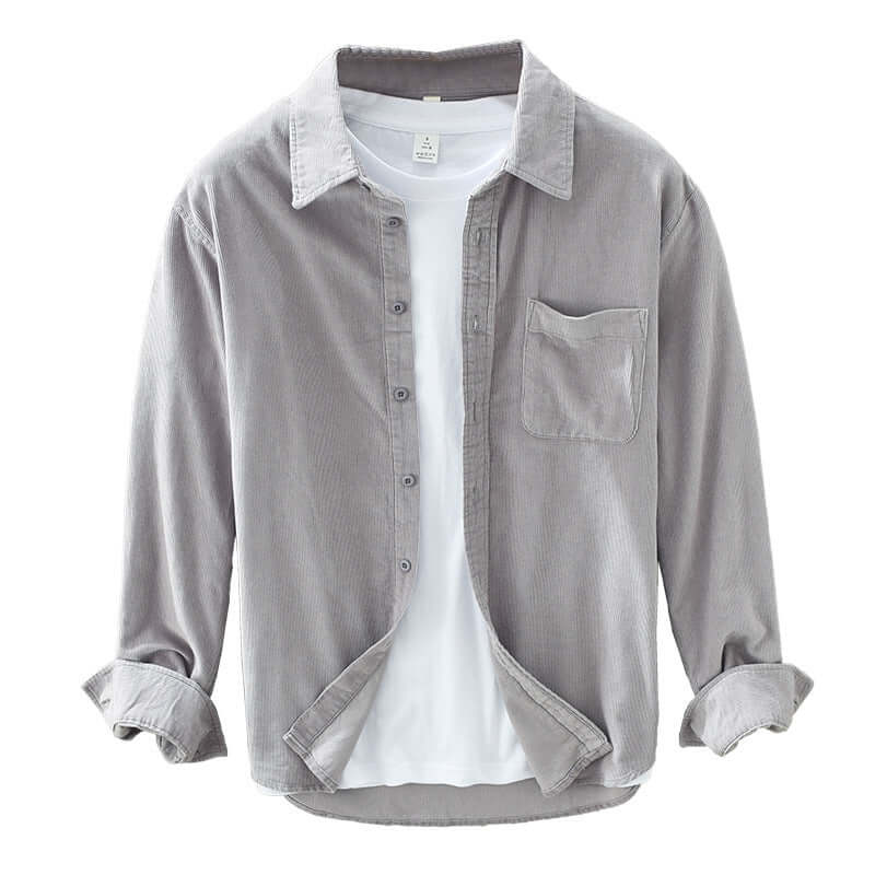 Retro Cordhemd Herren - Elegant & Vielseitig