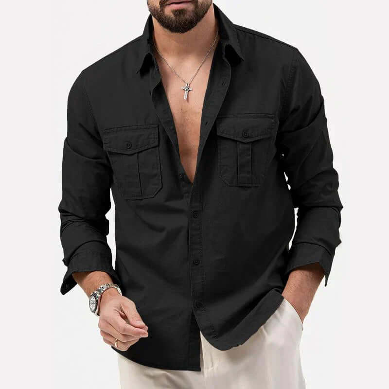 Herren Cargohemd - Robust & Elegant