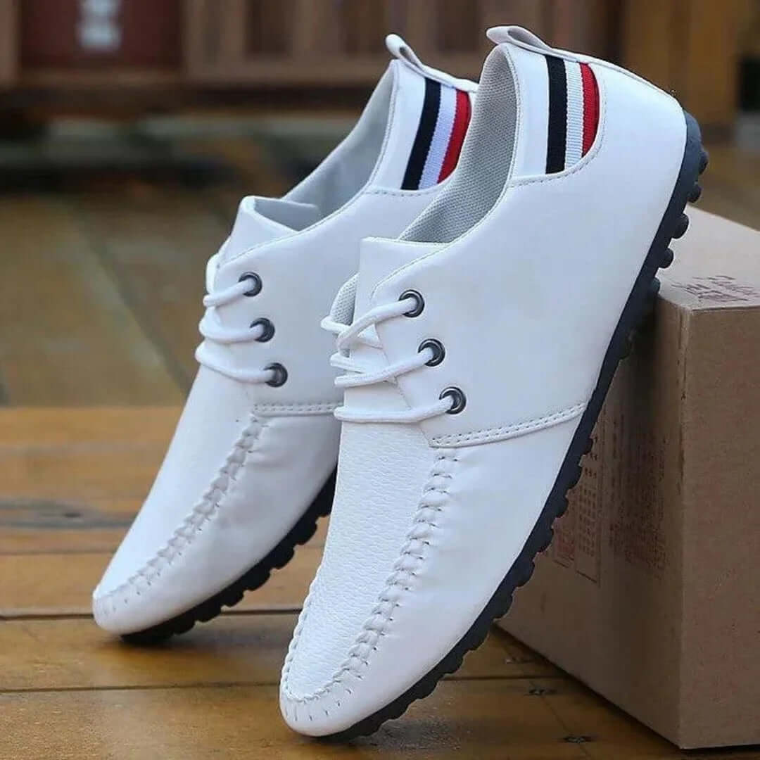Italienische Leder-Fahrschuhe