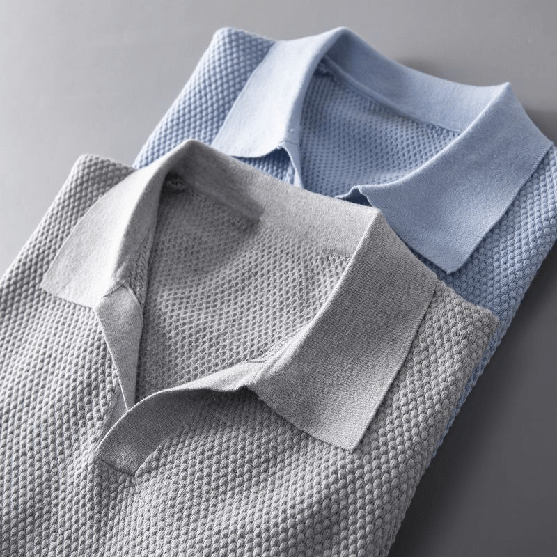 Luxuriöses Poloshirt aus Peruanischer Baumwolle