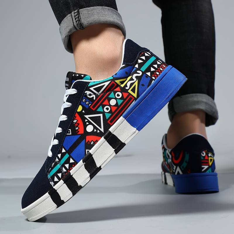 Herren Sneaker mit stylischem Muster