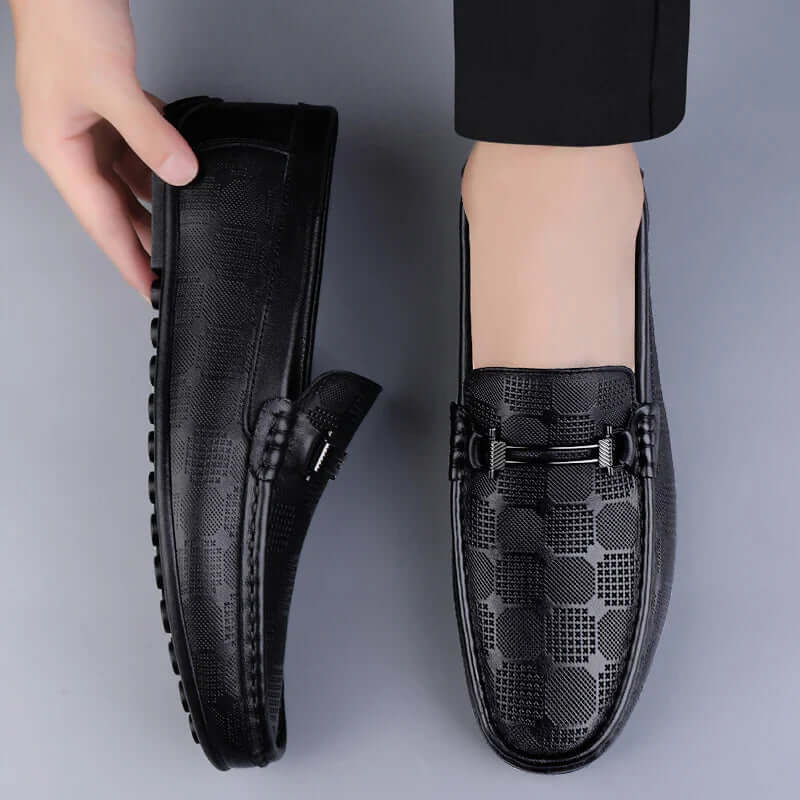 Italienischer Lederloafer für Herren