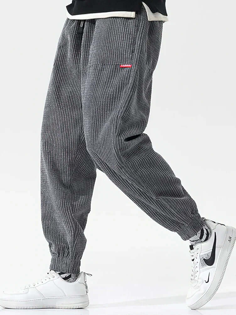 Weite Cord-Jogginghose für Herren