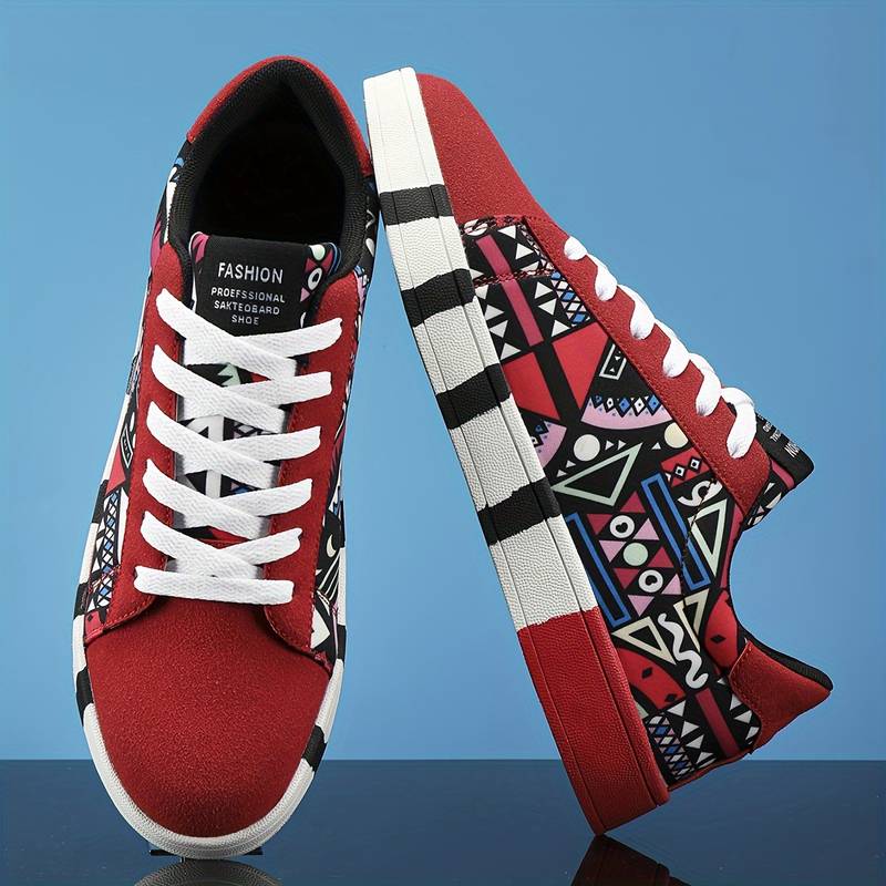 Herren Sneaker mit stylischem Muster
