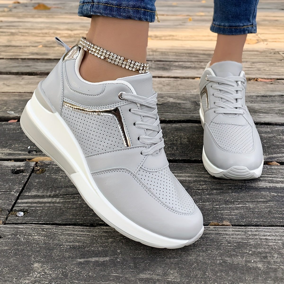 Weiße Orthopädische Sneakers - Clarice
