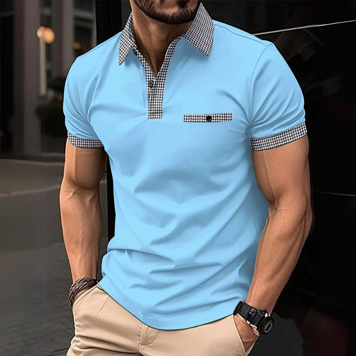 Premium Herren Poloshirt: Top-Qualität Strickwaren