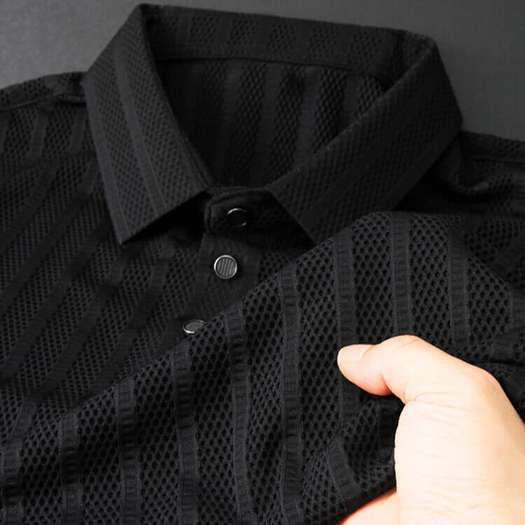 Herren Poloshirt aus Eisseide