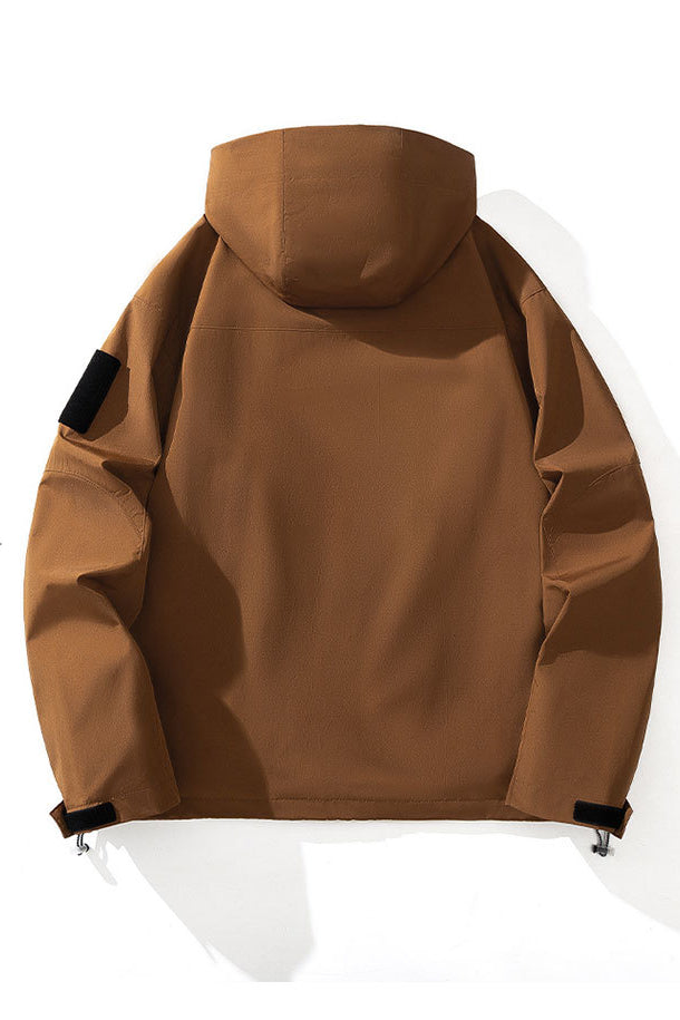 Lässige, wasserdichte Outdoor-Reisejacke