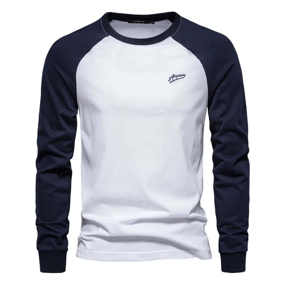 Herren Herbst Patchwork Hemd
