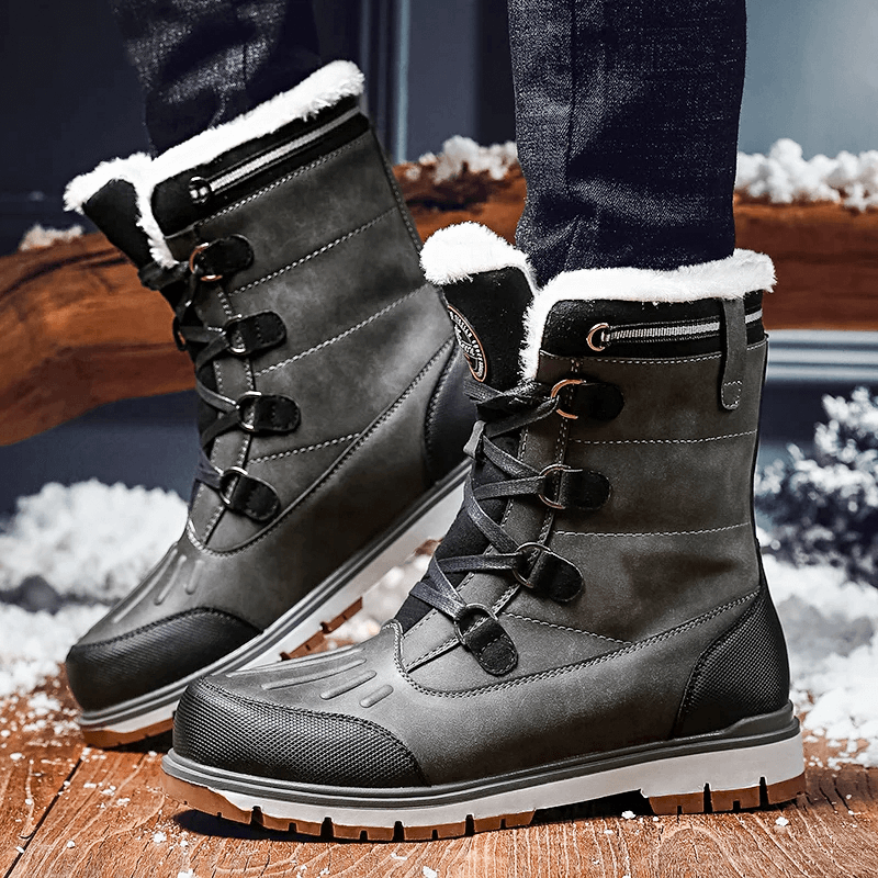 Herren Winterstiefel - Wasserdicht & Warm Gefüttert