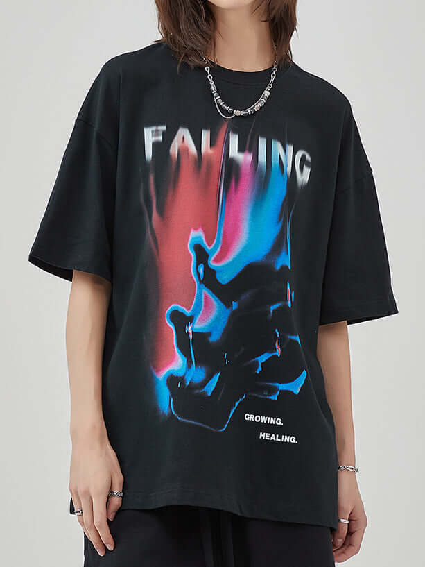 Y2K Ästhetik Druck Dreamcore Damen T-Shirt