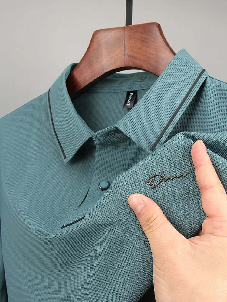 Elegantes Diamant-Poloshirt für Herren